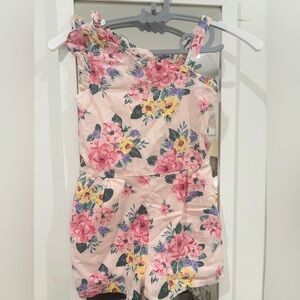 Janie and Jack Floral Print jumpsuit